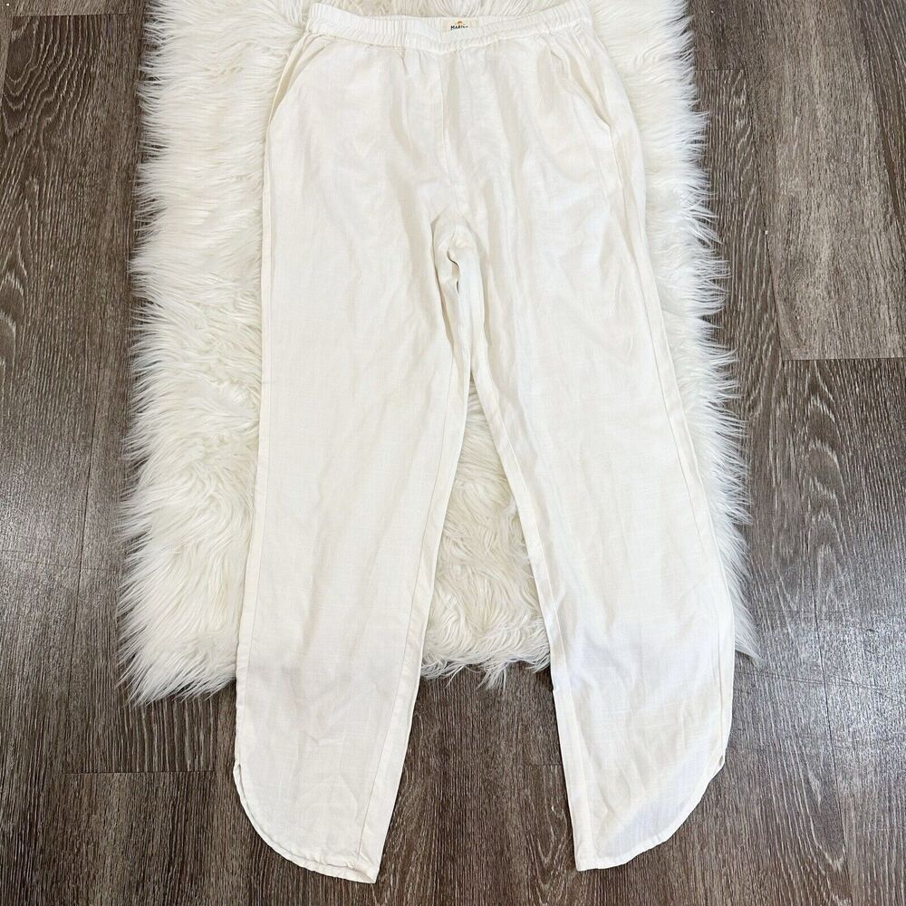 Marine Layer Womens Allison Pants Size Small Pull On Elastic Waist Tencel